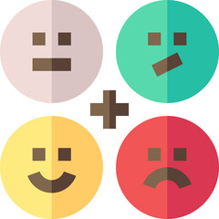 behaviour (2) Illustration on a white background     