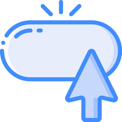 button (2) Illustration on a white background    