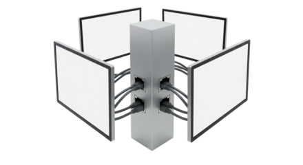 Isolated Monitor Server Display