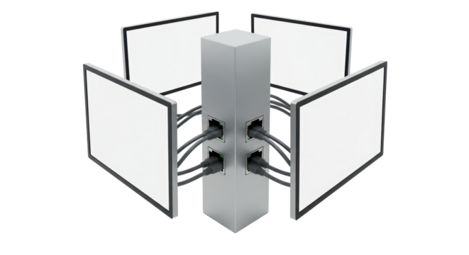 Isolated Monitor Server Display