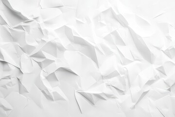 Obraz premium Crumpled white paper texture