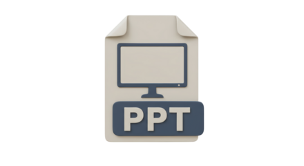Isolated PPT File Icon