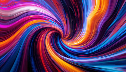 Obraz premium Minimalist abstract waves, soft color transitions, clean and smooth lines, pastel tones, futuristic and modern look, abstract colorful background wallpaper