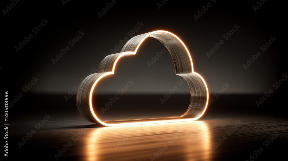 Poster heart shaped object glowing on table surrounded by ambient lighting and soft textures creating a rom