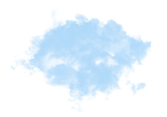 Fluffy Cumulus Light Blue Clouds in Clear Daylight