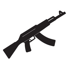 AK47 icon Kalashnikov machine gun 