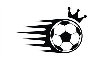 Soccer Ball Crown Speed Graphic