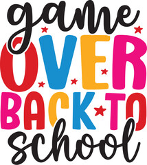 Game over Back to School