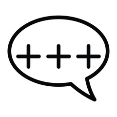 Speech bubble  Speech bubble. Cloud speech bubble. Vector