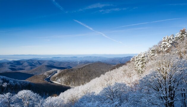 Blue Ridge Mountains Winter