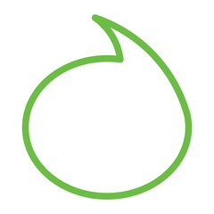 Speech bubble  Speech bubble. Cloud speech bubble. Vector