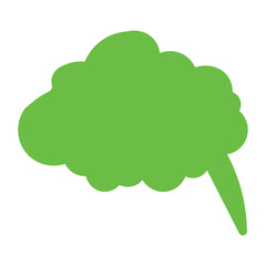 Speech bubble  Speech bubble. Cloud speech bubble. Vector