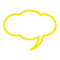 Speech bubble  Speech bubble. Cloud speech bubble. Vector