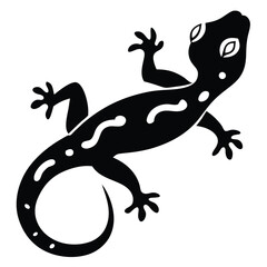 gecko vector sihouette 