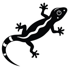 gecko vector sihouette 