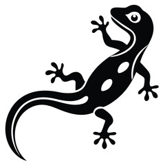 gecko vector sihouette 