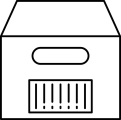 cardboard Illustration on a white background   