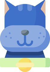 cat Illustration on a white background     