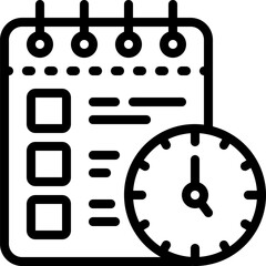 checklist Illustration on a white background    