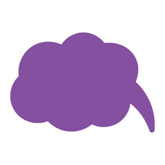 Speech bubble  Speech bubble. Cloud speech bubble. Vector