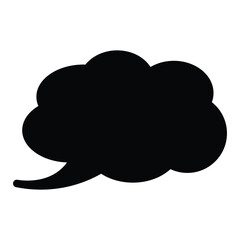 Speech bubble  Speech bubble. Cloud speech bubble. Vector
