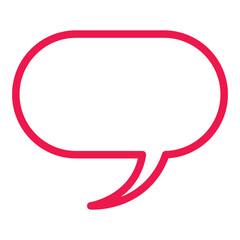 Speech bubble  Speech bubble. Cloud speech bubble. Vector