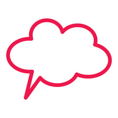 Speech bubble  Speech bubble. Cloud speech bubble. Vector