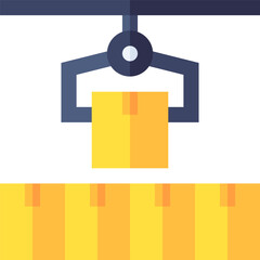 conveyor Illustration on a white background   