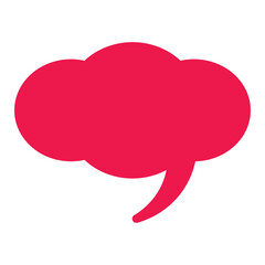 Speech bubble  Speech bubble. Cloud speech bubble. Vector