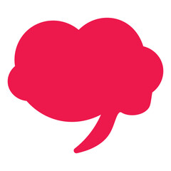 Speech bubble  Speech bubble. Cloud speech bubble. Vector