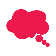 Speech bubble  Speech bubble. Cloud speech bubble. Vector