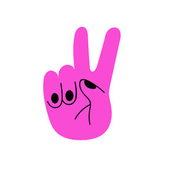 trendy retro sticker cartoon shapes. Funny comic character art and quote patch bundle. Modern slang word, catchphrase sign, text slogan.