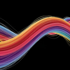  "Vibrant Abstract Colorful Waves Background"