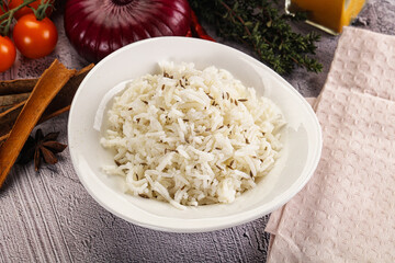 Indian cuisine jeera basmati rice