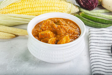 Indian cuisine - Kadai chicken masala