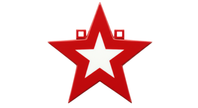 Isolated Red Star