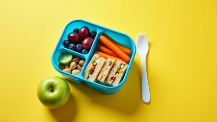 Healthy Lunch Box With Food Options