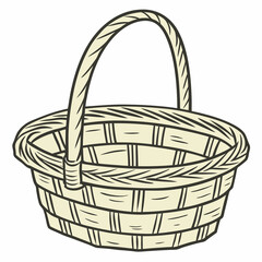 Fototapeta premium basket vector illustration