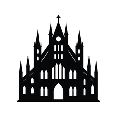 Obraz premium : gothic architecture vector illustration 