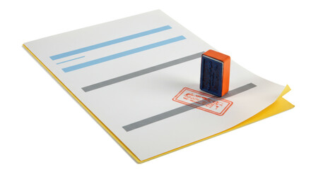 Isolated Stamped Documents