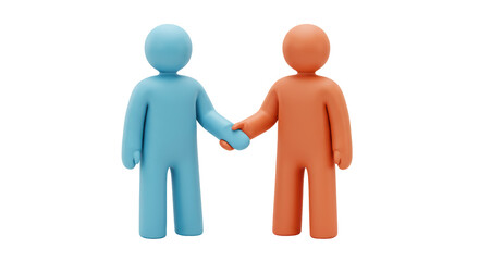 Isolated Handshake Figures