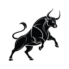 Bull Silhouette Vector illustrator