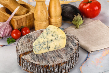 Dor blue cheese with mold