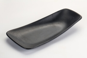 Empty clean color plate dishware