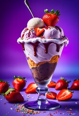 strawberry ice cream