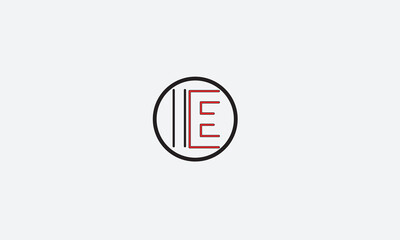 IE, EI, E, I Abstract Letters Logo Monogram	