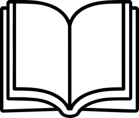 open book vector illustration