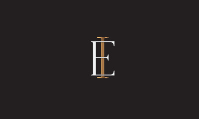 IE, EI, E, I Abstract Letters Logo Monogram	