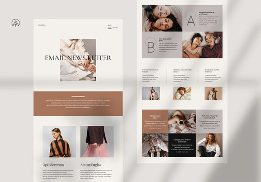 Brand Email News Letter Template