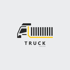 truck logo vector illustration design